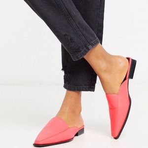 Never Worn ASOS DESIGN Maximus bright Pink Mule